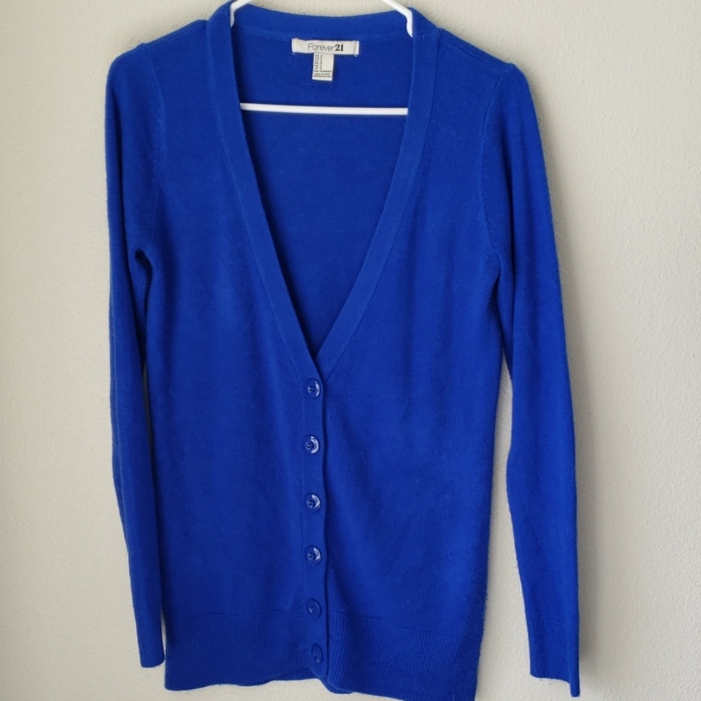 Royal Blue Cardigan